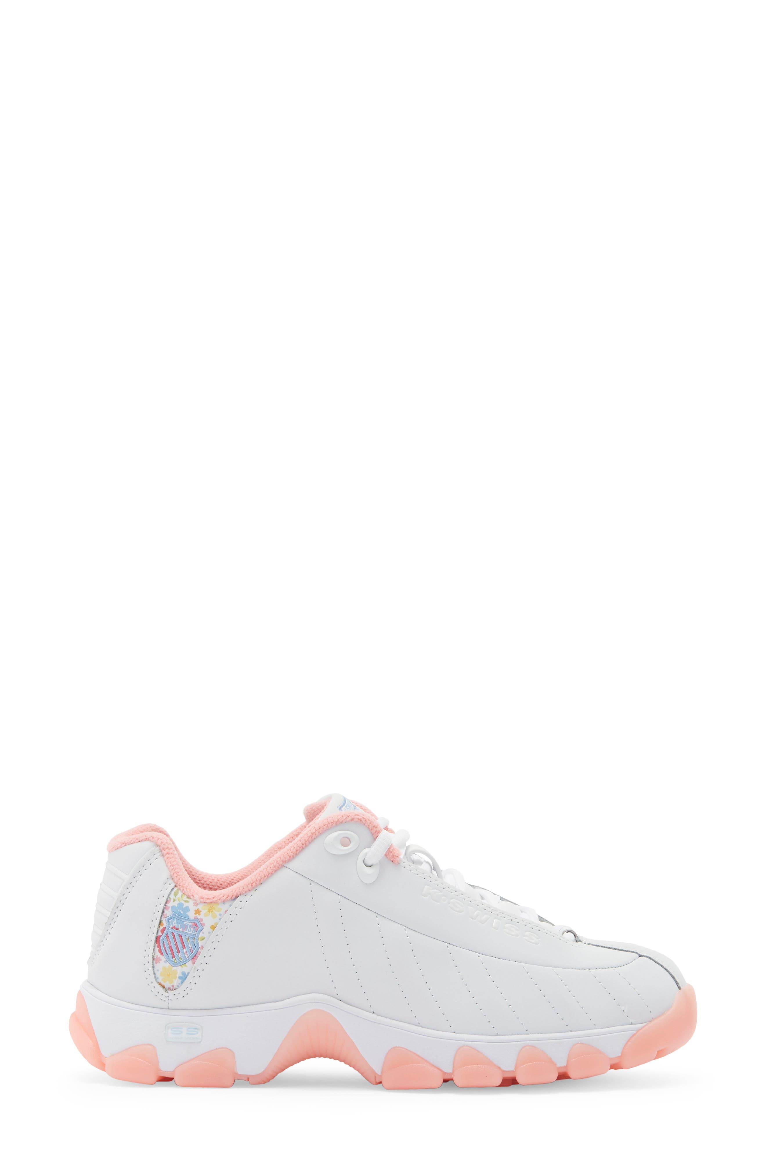 K-Swiss ST329 CMF Sneaker, Alternate, color, White/ Flower/ Ice Pink-M