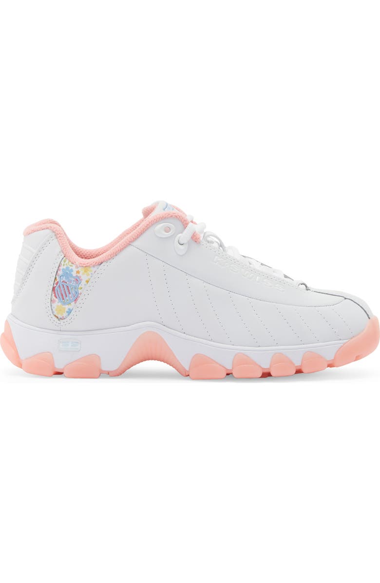 K-Swiss ST329 CMF Sneaker, Alternate, color, White/ Flower/ Ice Pink-M