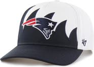 '47 Men's '47 White New England Patriots Jagged Hitch Adjustable Hat