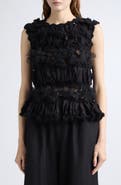 Tao Comme des Garçons Hairpin Lace Crochet Sleeveless Top