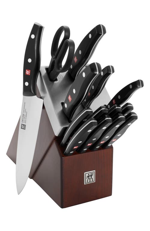 Zwilling Twin Signature 15-piece Knife Block Set In Brown