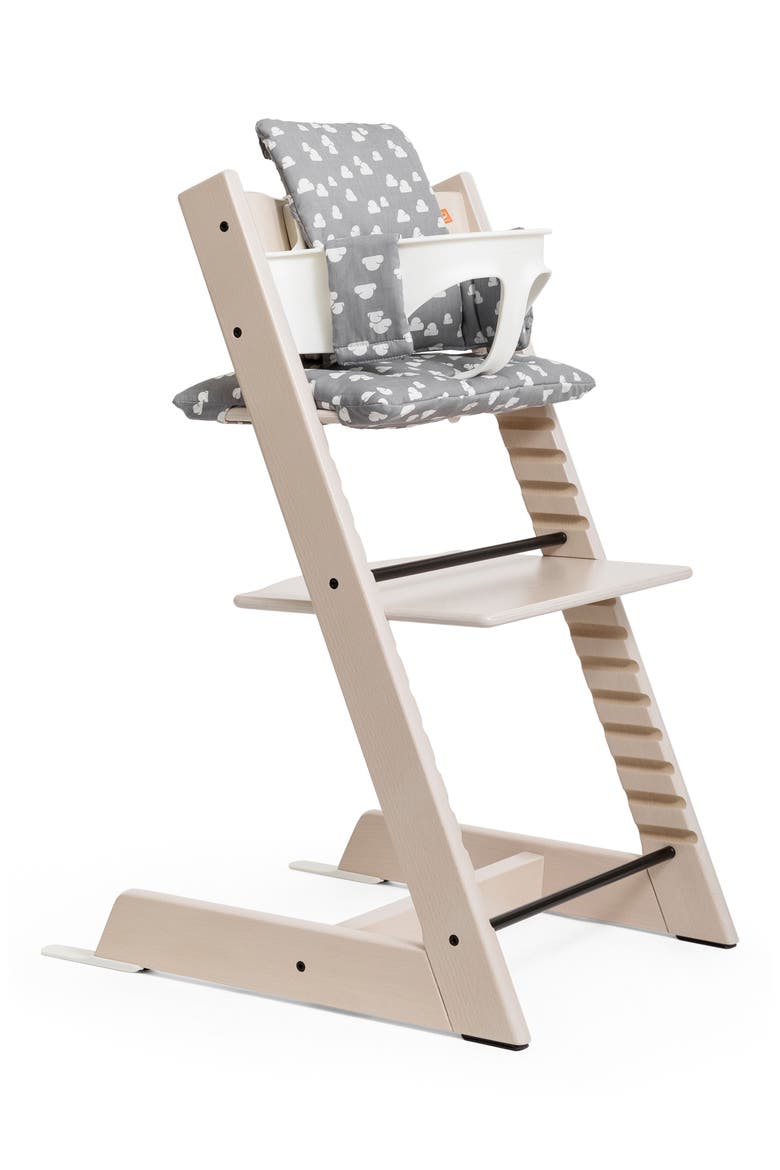 Tripp Trapp® Highchair, Baby Set, Cushion & Tray Set (Nordstrom Exclusive), Alternate, color, WHITE
