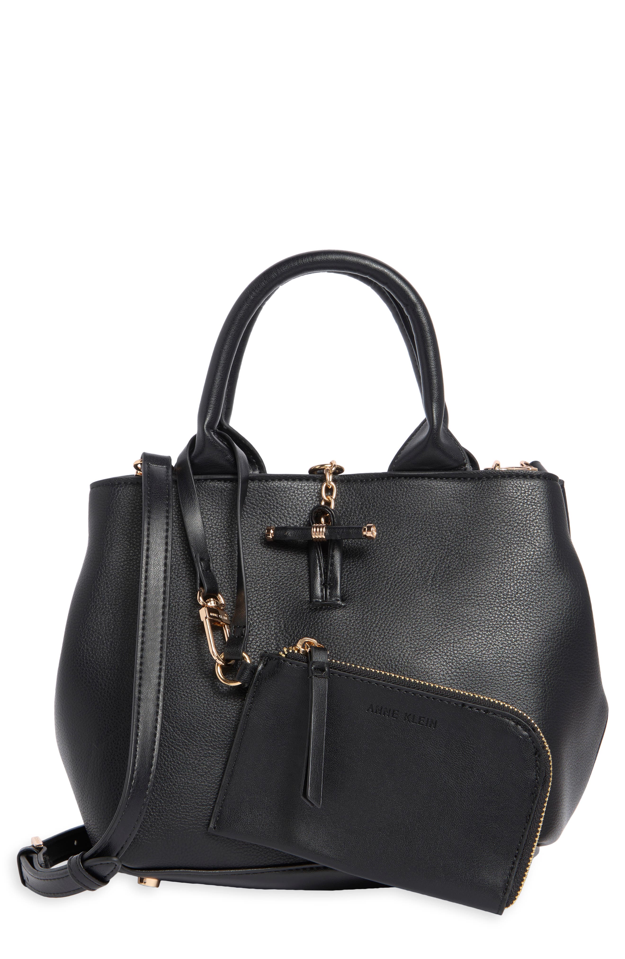 Small Toggle Faux Leather Tote