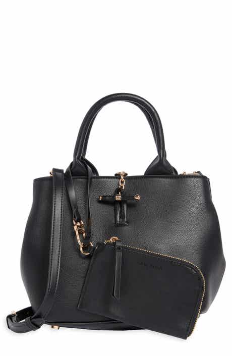 Small Toggle Faux Leather Tote