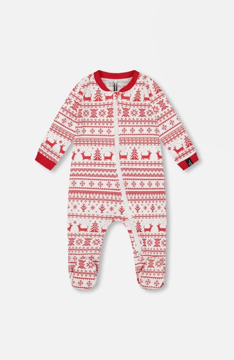 Gender Inclusive Organic Cotton One-Piece Pajamas (Baby)