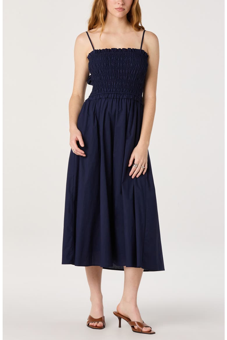 Harper A-Line Dress, Alternate, color, NAVY