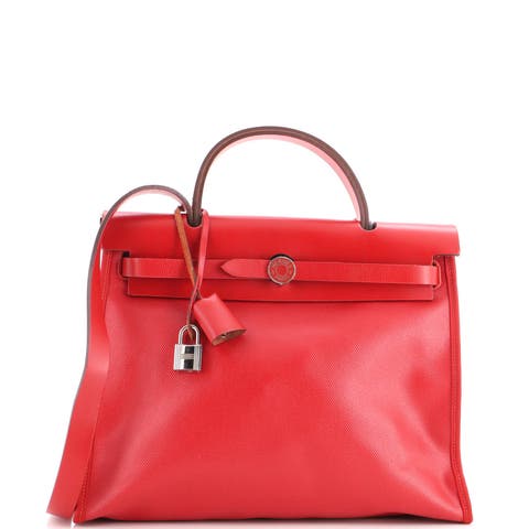 Herbag Zip Berline Vache Canvas and Leather 31