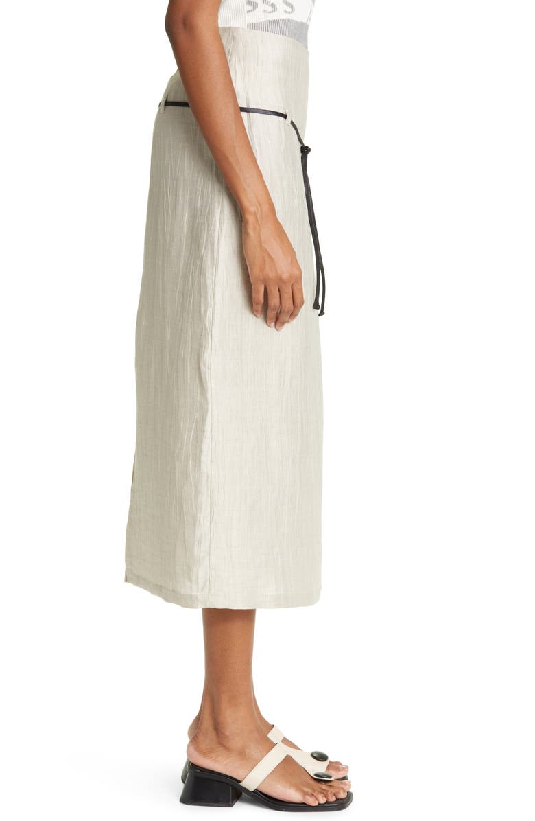 Paloma Wool Aimar Linen Blend Skirt, Alternate, color, 