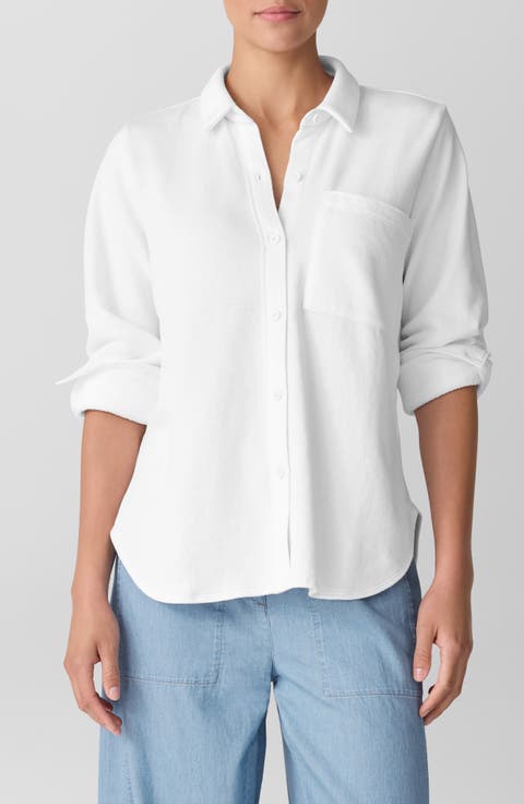 Classic Collar Organic Cotton Shirt