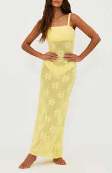Beach Riot Conrad Sheer Cover-Up Maxi Dress