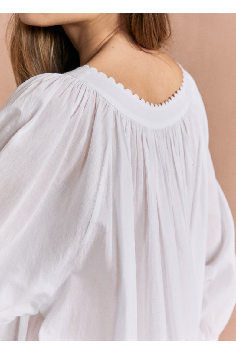 Isabel Nightdress, Alternate, color, White