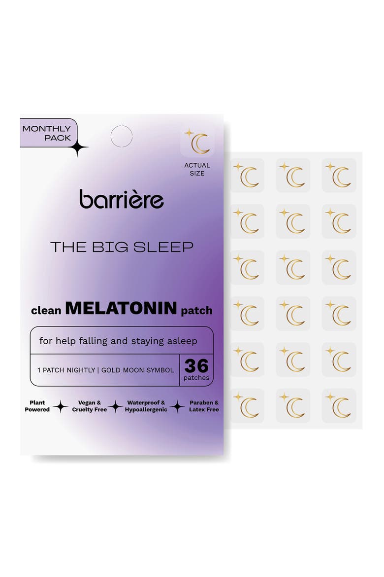 The Big Sleep Melatonin Patch, Main, color, GOLD
