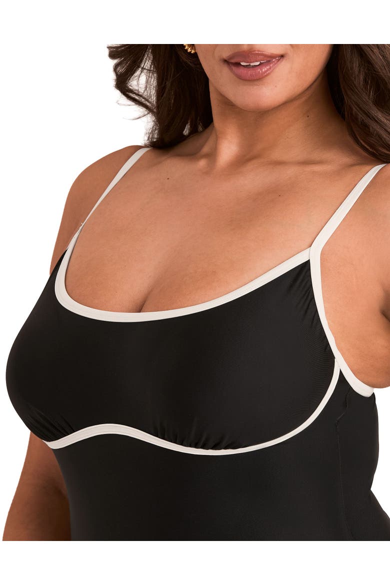 Rye Swimwear One Piece Swimsuit, Alternate, color, Black