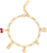 COACH Cherry Mixed Charm Bracelet