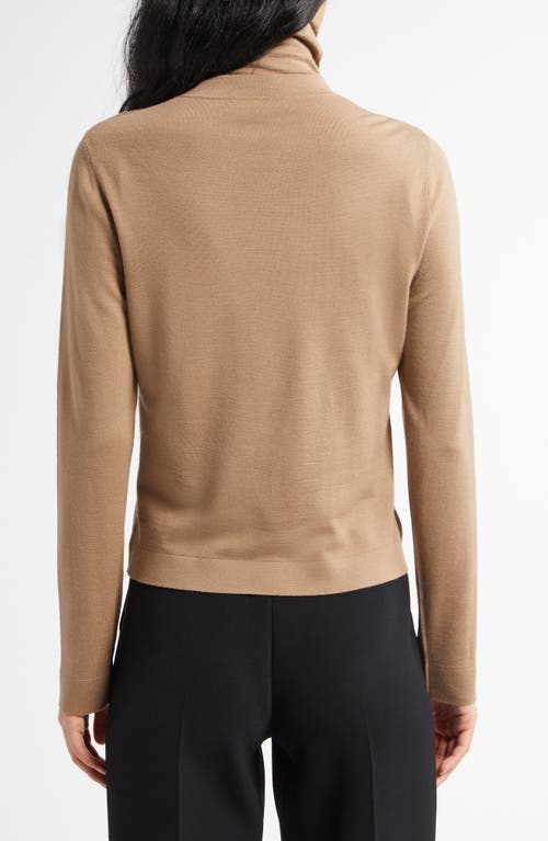 The Row Iyona Wool Cardigan In Camel