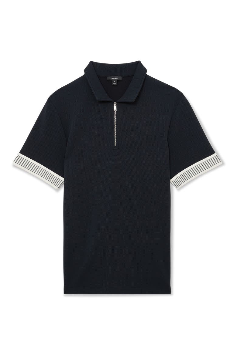 Bruno Quarter Zip Polo, Alternate, color, NAVY