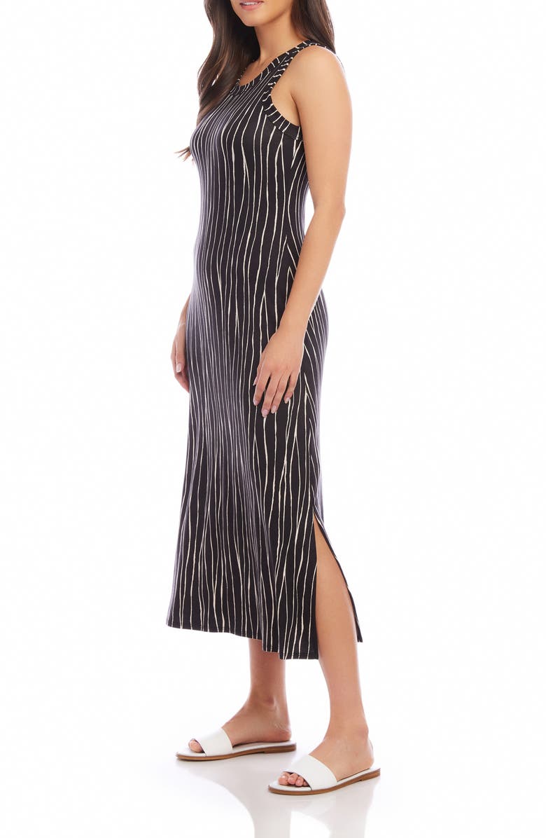 Karen Kane Stripe Sleeveless Midi Dress, Alternate, color,