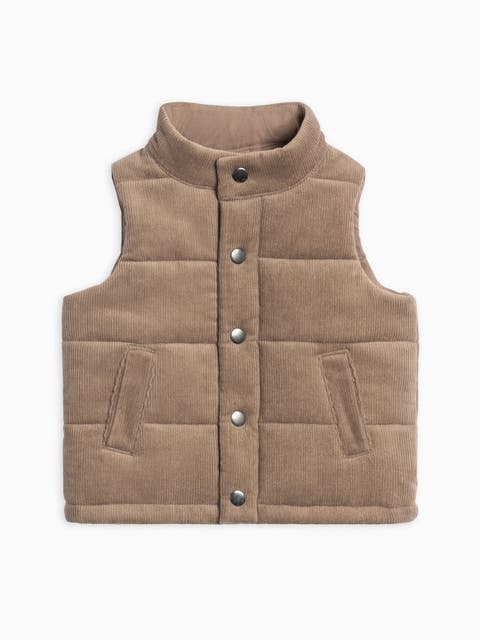 Idris Corduroy Snap Vest (Baby)