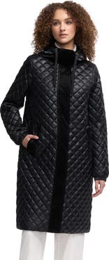Pajar Peridot Diamond Quilted Longline Shacket