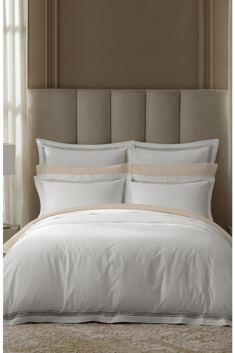 Sevigny duvet cover, Alternate, color, White