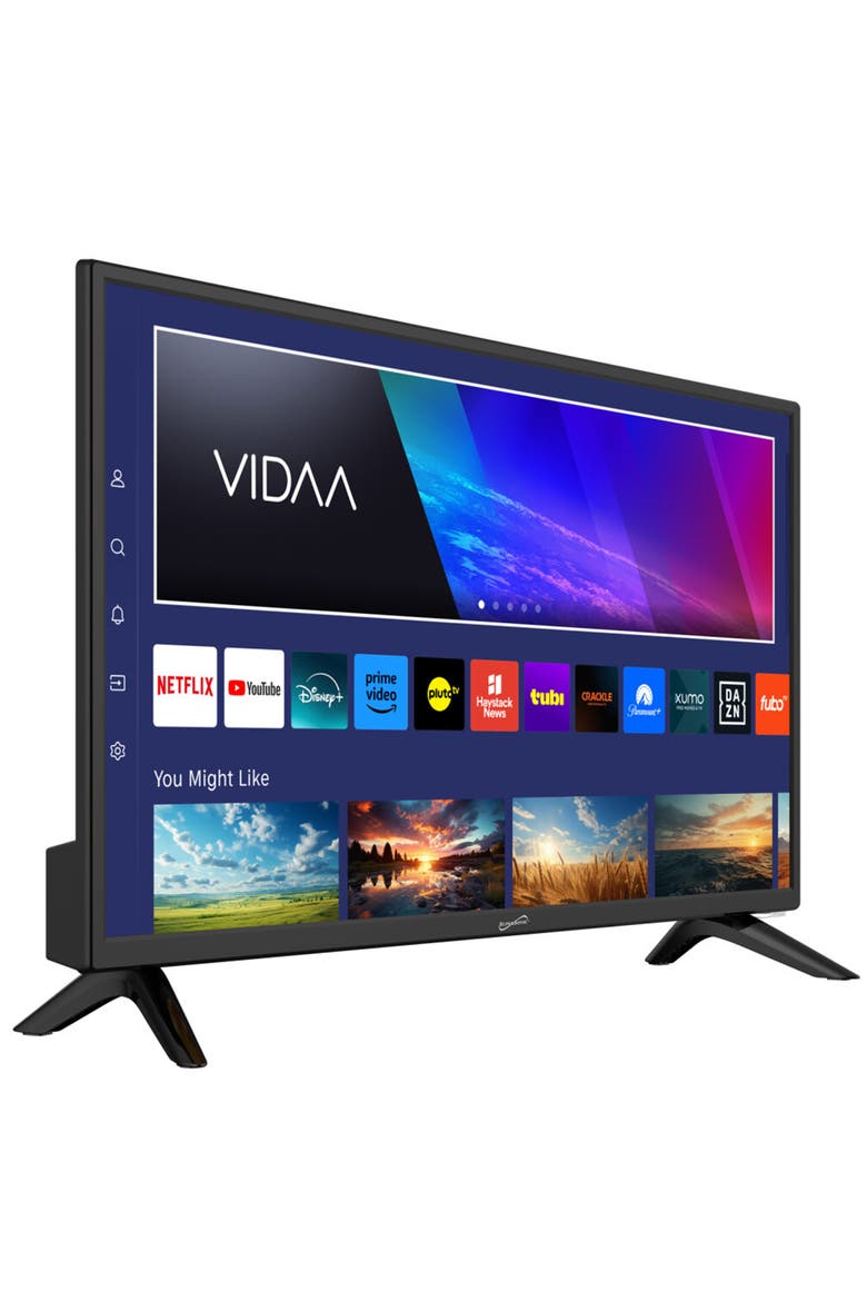 24 Inch LED Smart TV With DVD Player, Main, color, Black