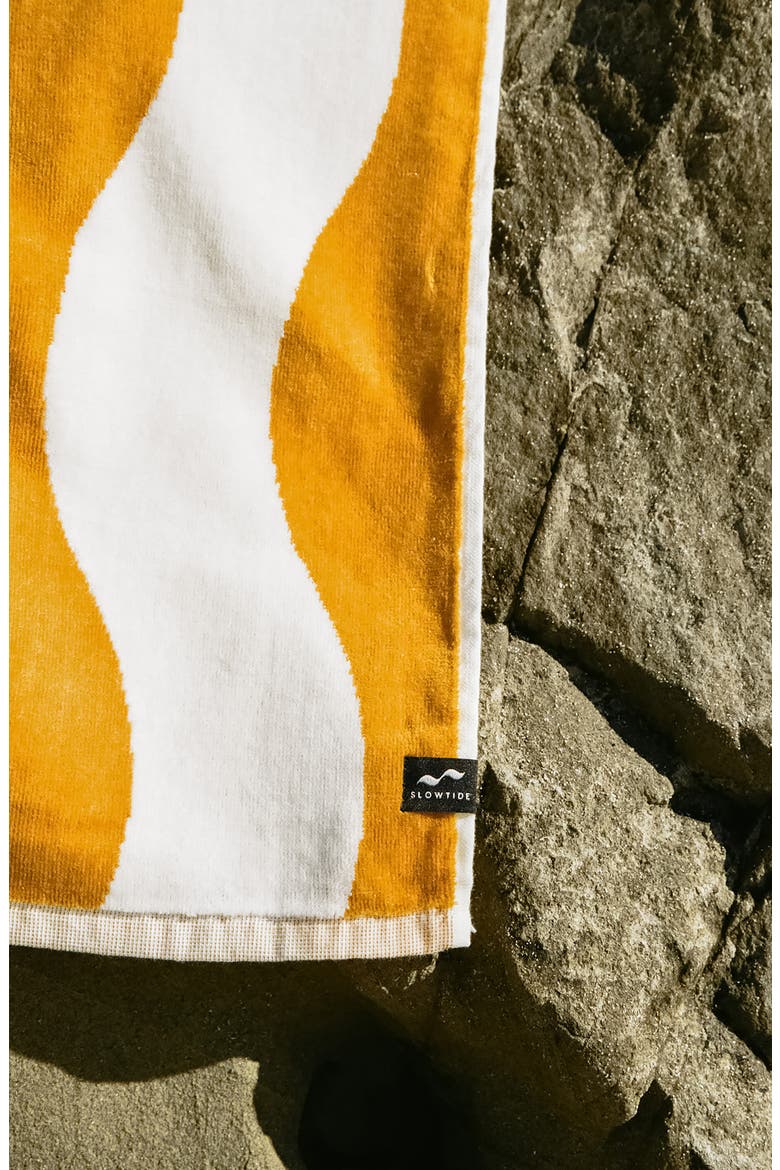 Stripe Beach Towel, Alternate, color, BRUSH