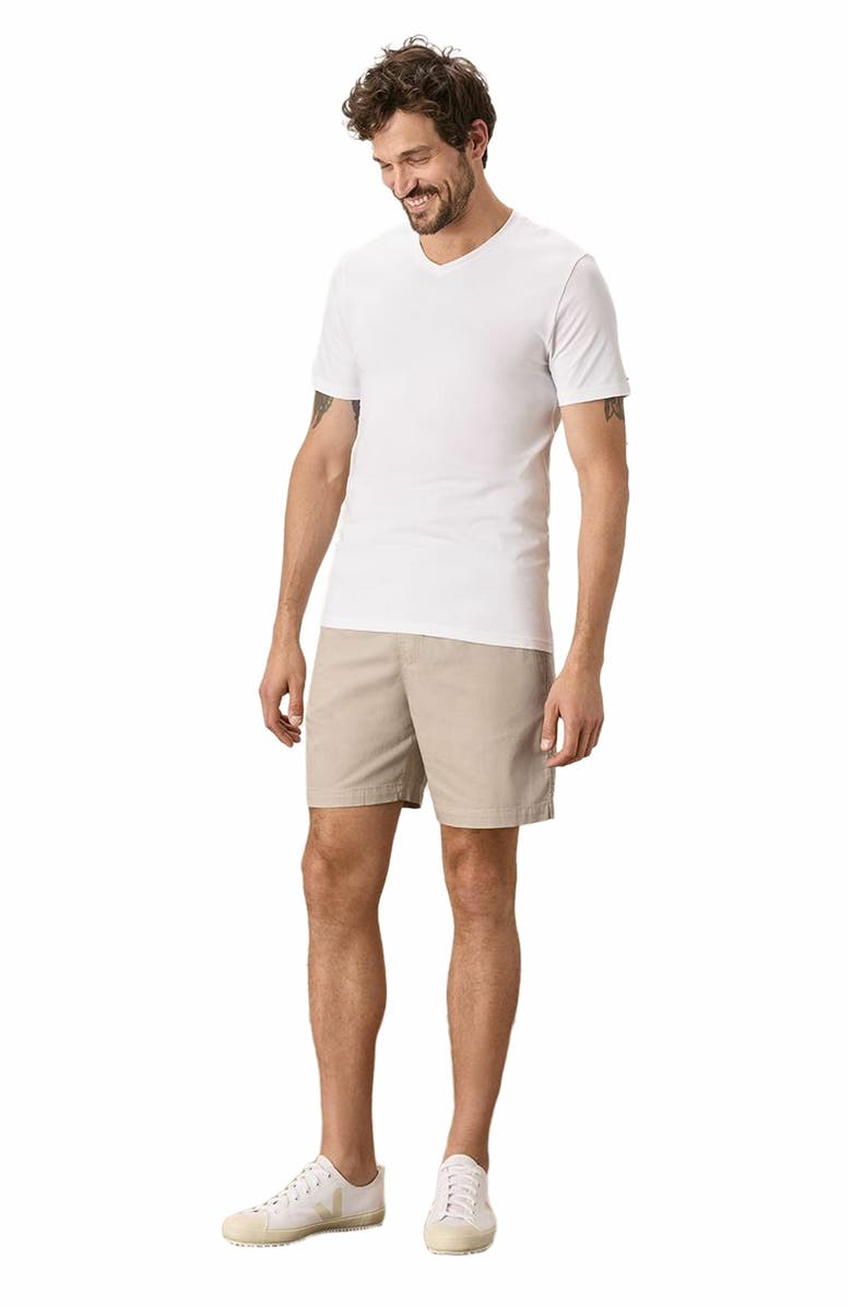 Pact Organic Cotton Daily Twill Midweight Short - 9" Inseam, Main, color, Nickel