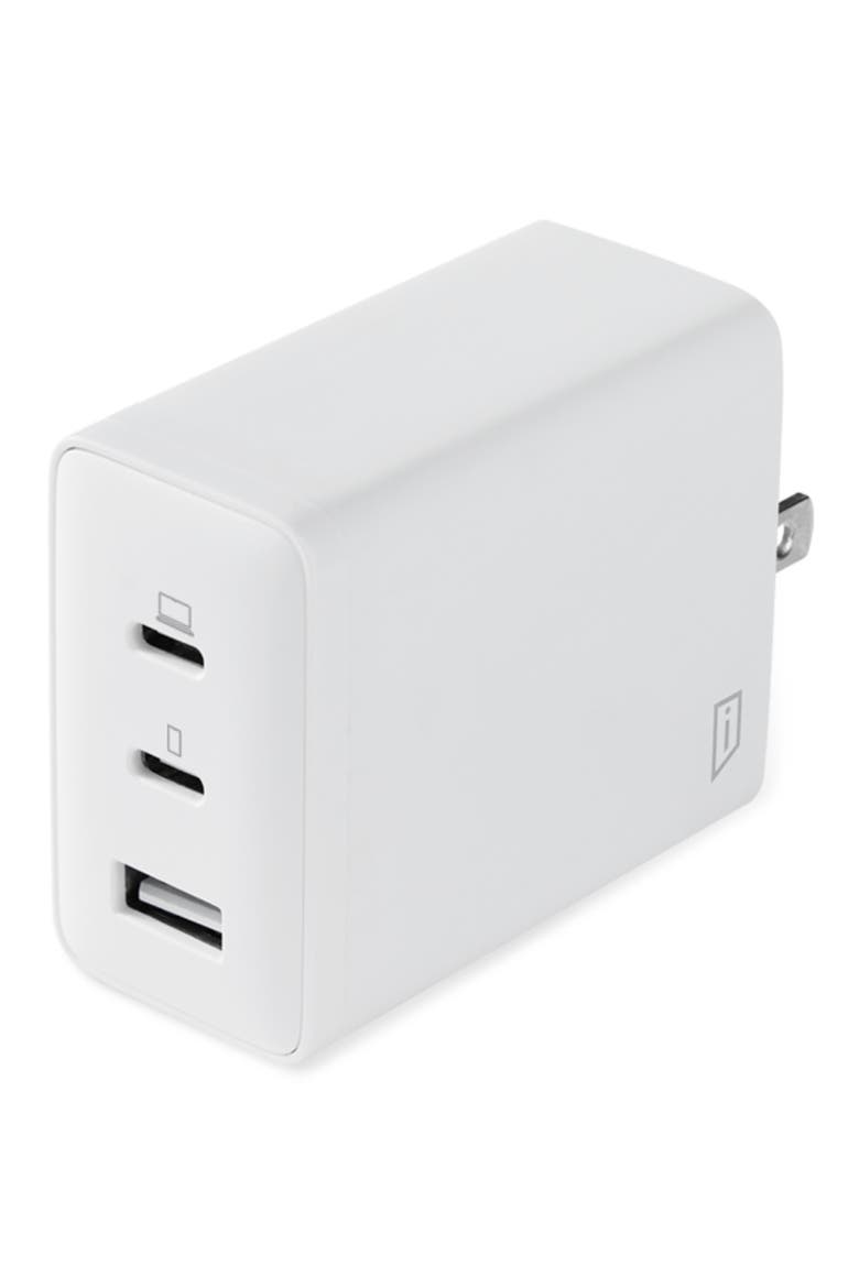 65W USB-C Folding Charge Cube, Main, color, WHITE