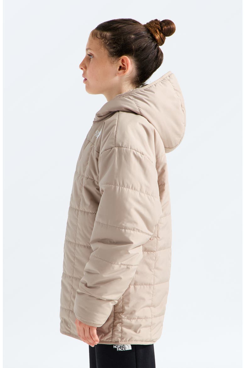 Kids' Shasta Water Repellent Reversible Hooded Jacket, Alternate, color, TIMELESS TAUPE