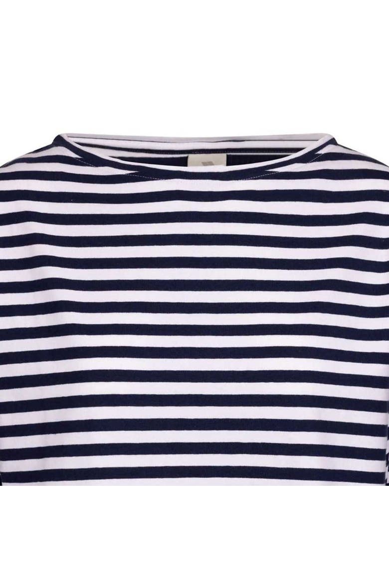 Thelma Striped Top, Alternate, color, Navy