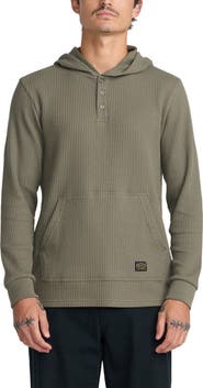 RVCA Dayshift Thermal Hooded Henley