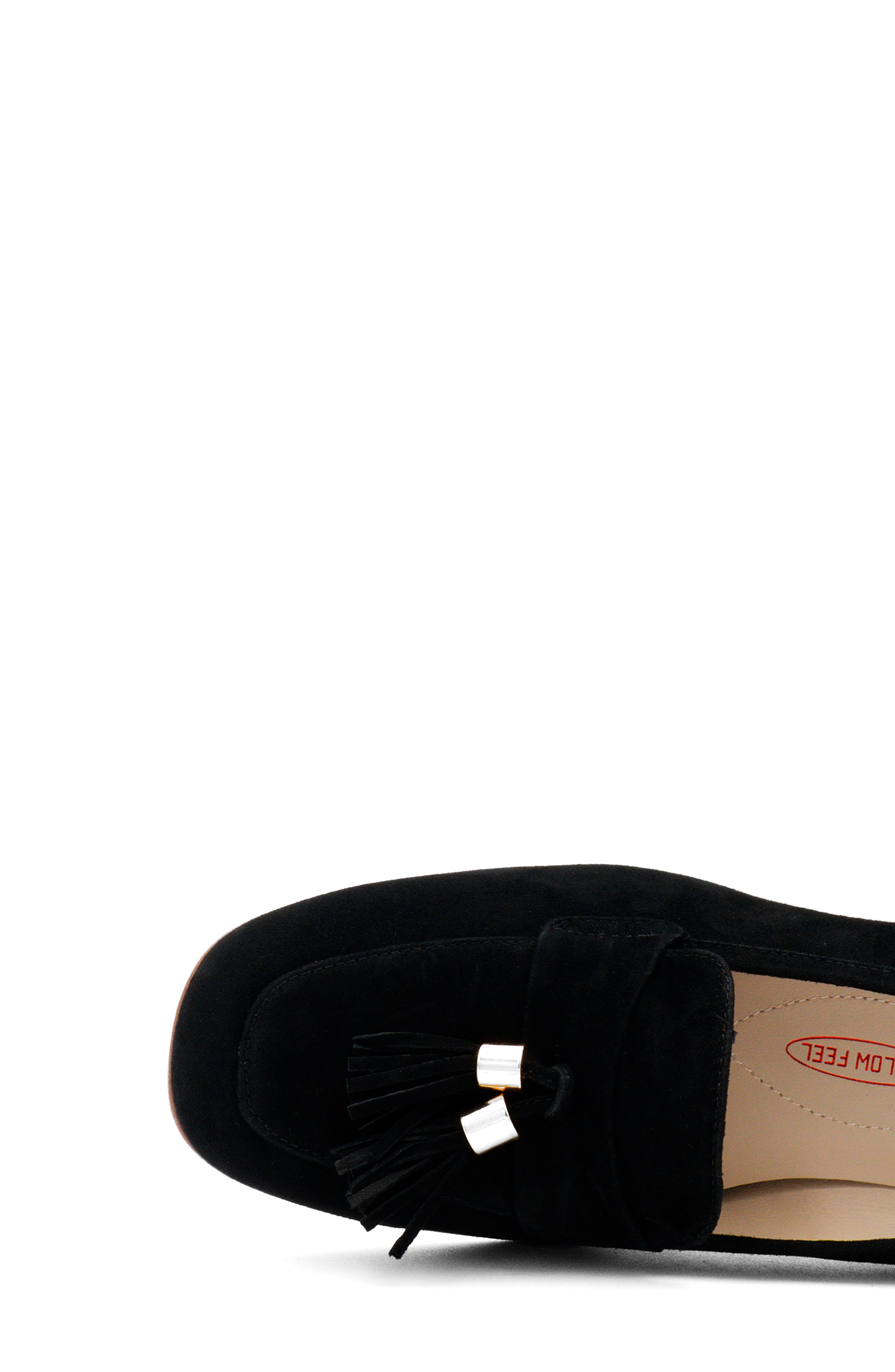 Amalfi by Rangoni Balcanico Tassel Pump, Alternate, color, Black Cashmere