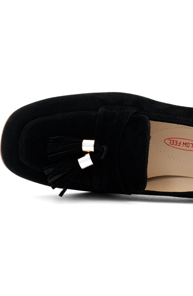 Amalfi by Rangoni Balcanico Tassel Pump, Alternate, color, Black Cashmere