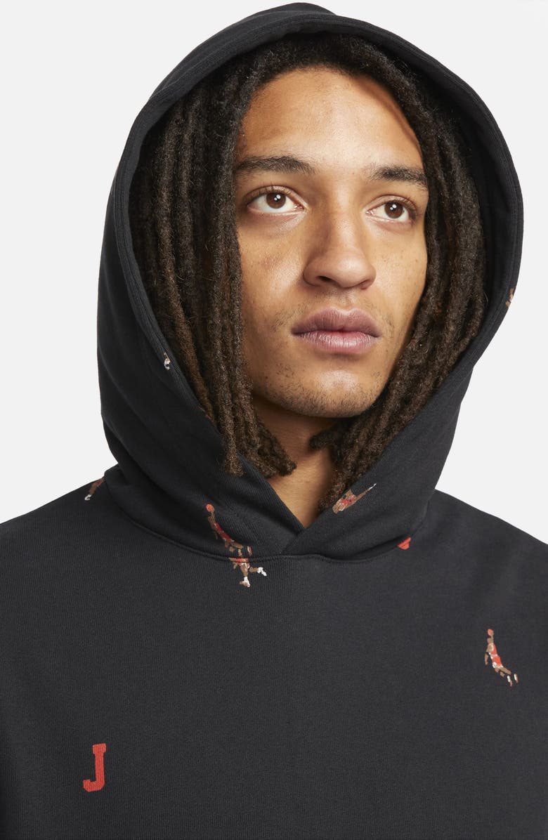 Jordan Essentials Graphic Fleece Hoodie, Alternate, color, 