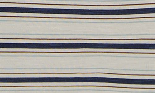 Calvin Klein Kids' Stripe Polo & Shorts Set In Brown