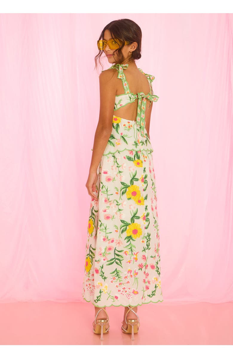 Marlo Kids Kaylee Cotton Embroidered Maxi Dress, Alternate, color, Floral