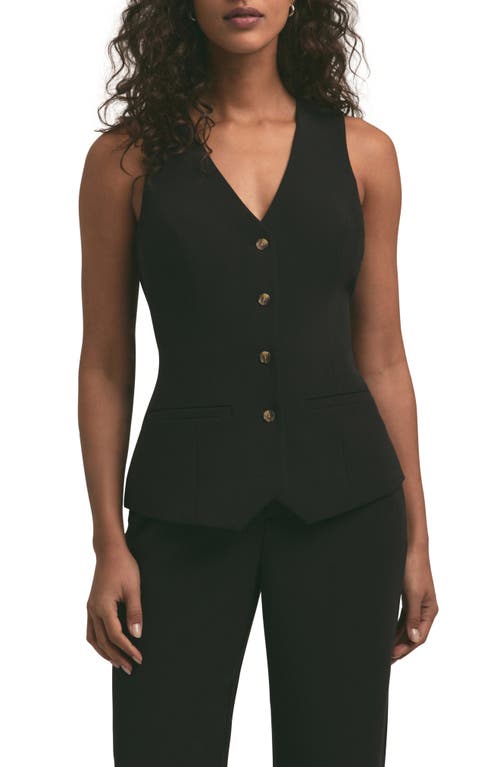 Favorite Daughter The Jones Vest In Black