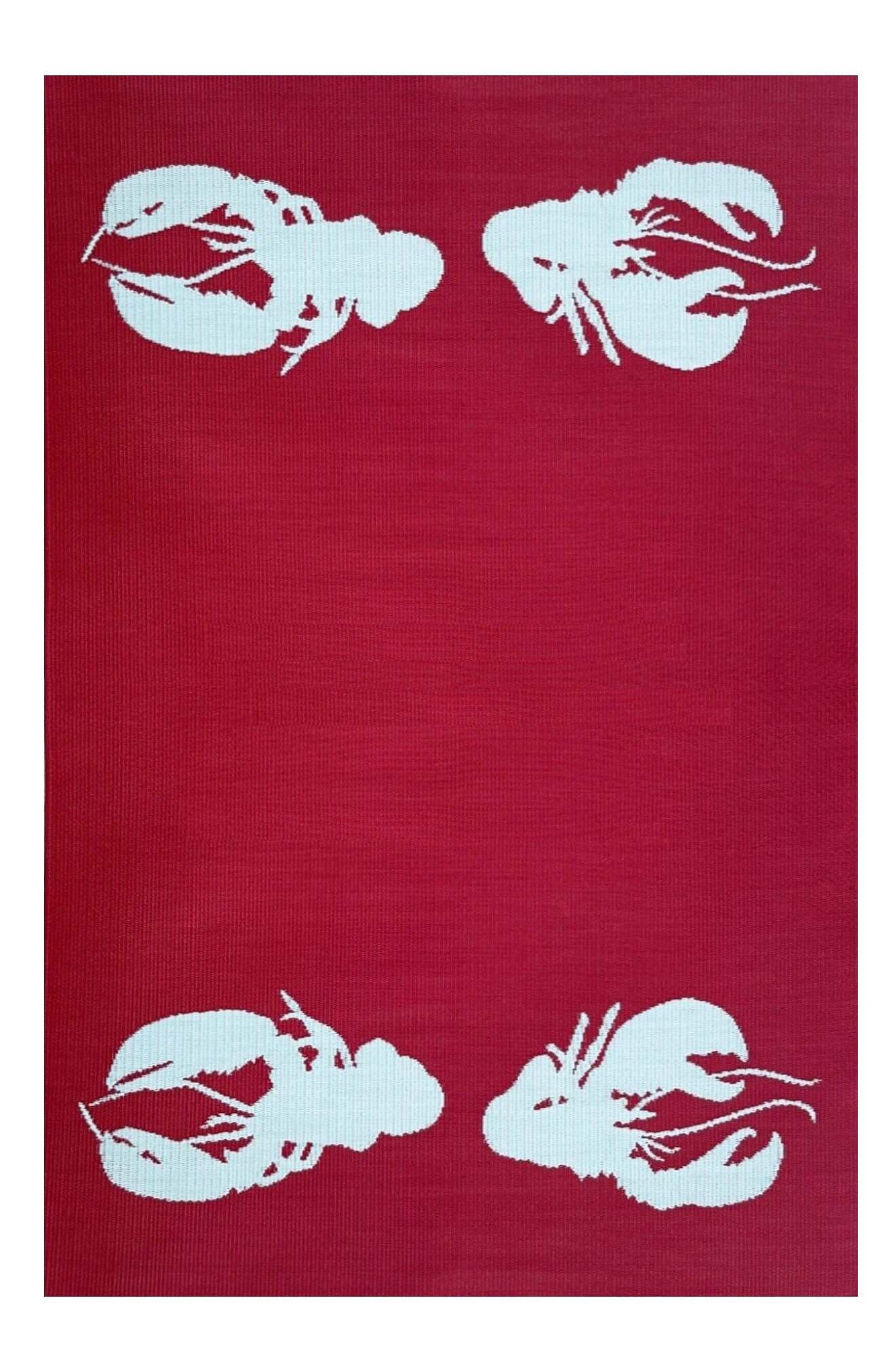 selected red and aqua