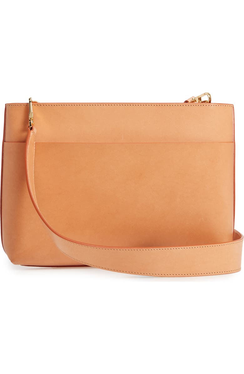 Mansur Gavriel Logo Leather Crossbody Bag, Alternate, color,