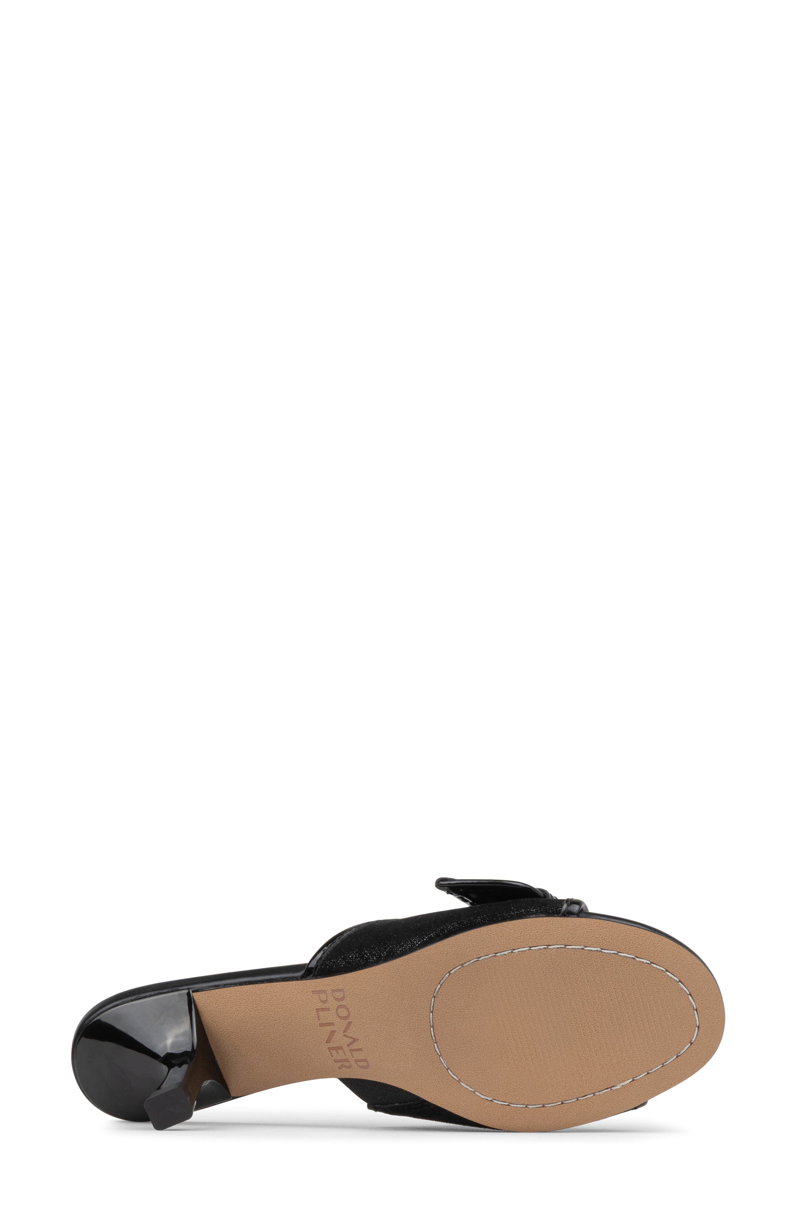 Donald Pliner Buckle Mule, Alternate, color, Black