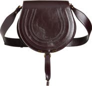 Chloé Medium Marcie Shiny Leather Crossbody Bag