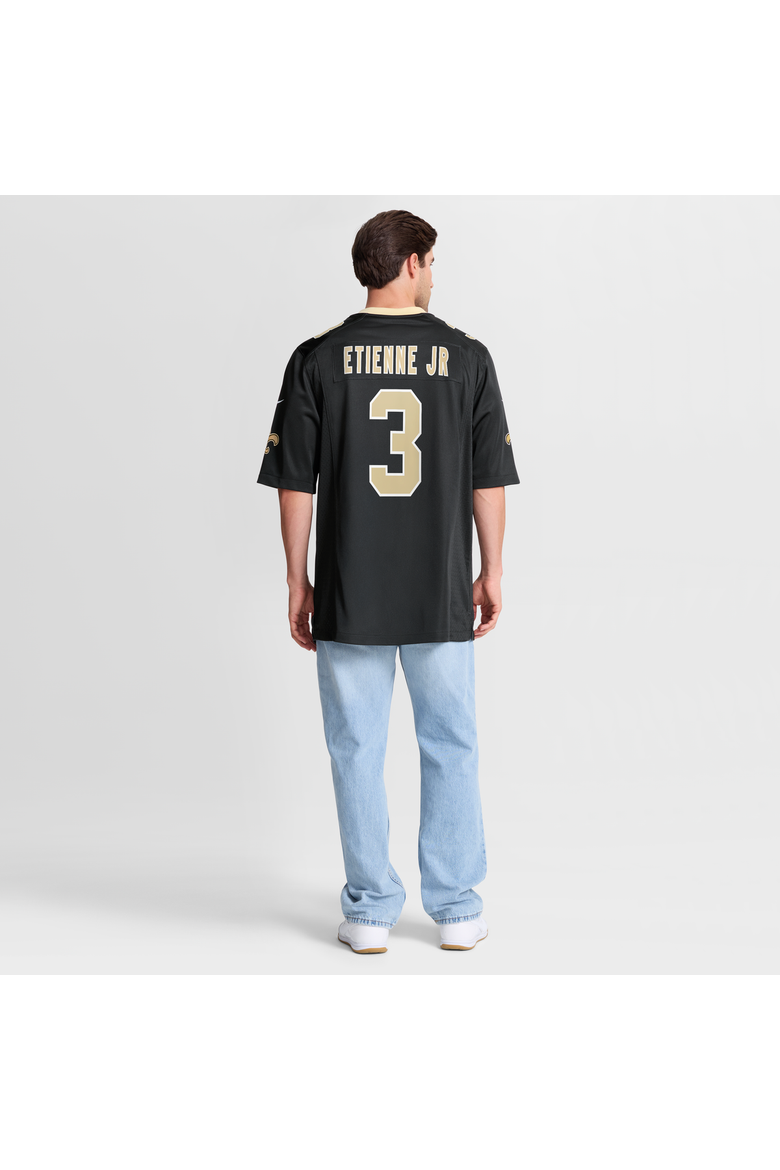 Youth Nike Travis Etienne Jr Black New Orleans Saints Game Jersey, Alternate, color, Black