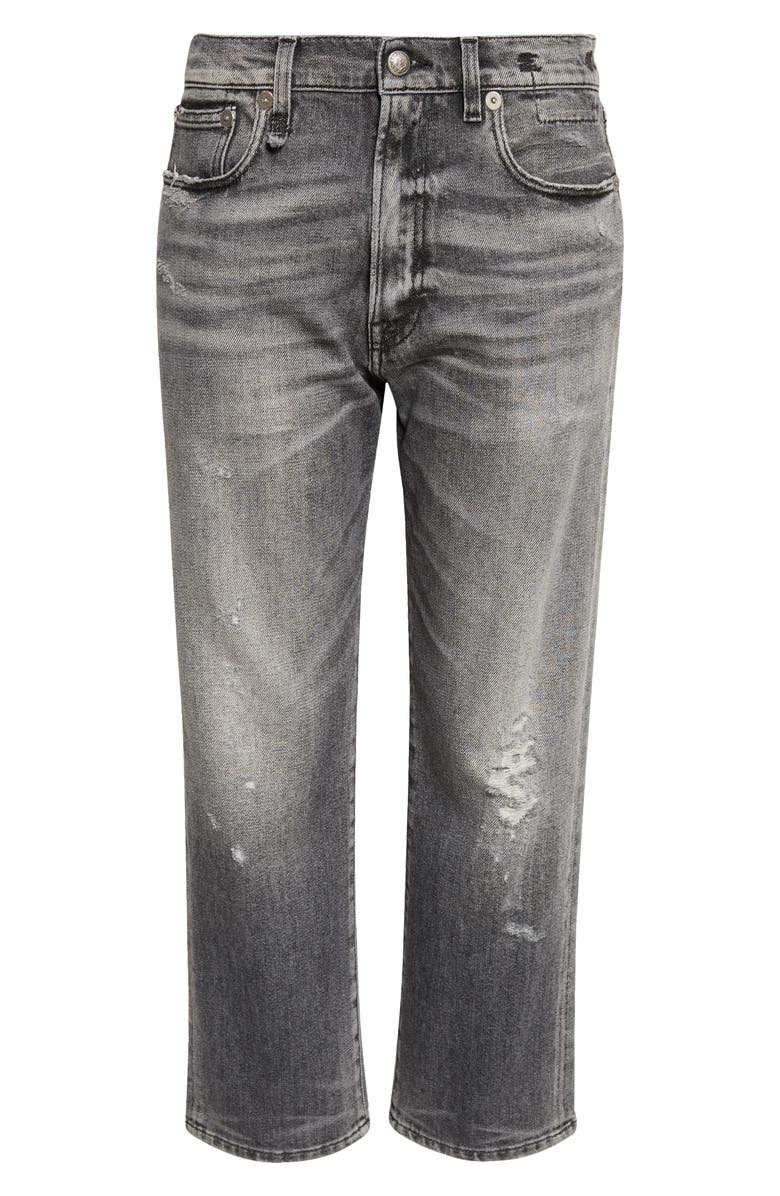 R13 Distressed Boyfriend Jeans, Alternate, color, Vintage Grey