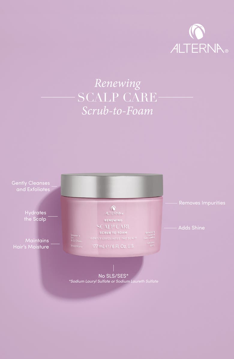 ALTERNA<sup>®</sup> Renewing Scalp Care Scrub to Foam, Alternate, color, 