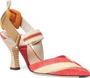 Fendi Colibri Slingback Pump