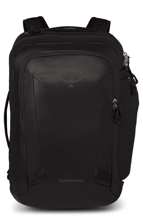 Osprey Transporter 44-liter Travel Backpack In Raven Black/black