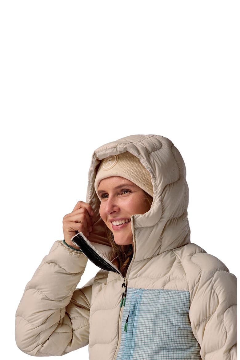 Waas Allied Down Hooded Jacket - Women's, Alternate, color, Fog