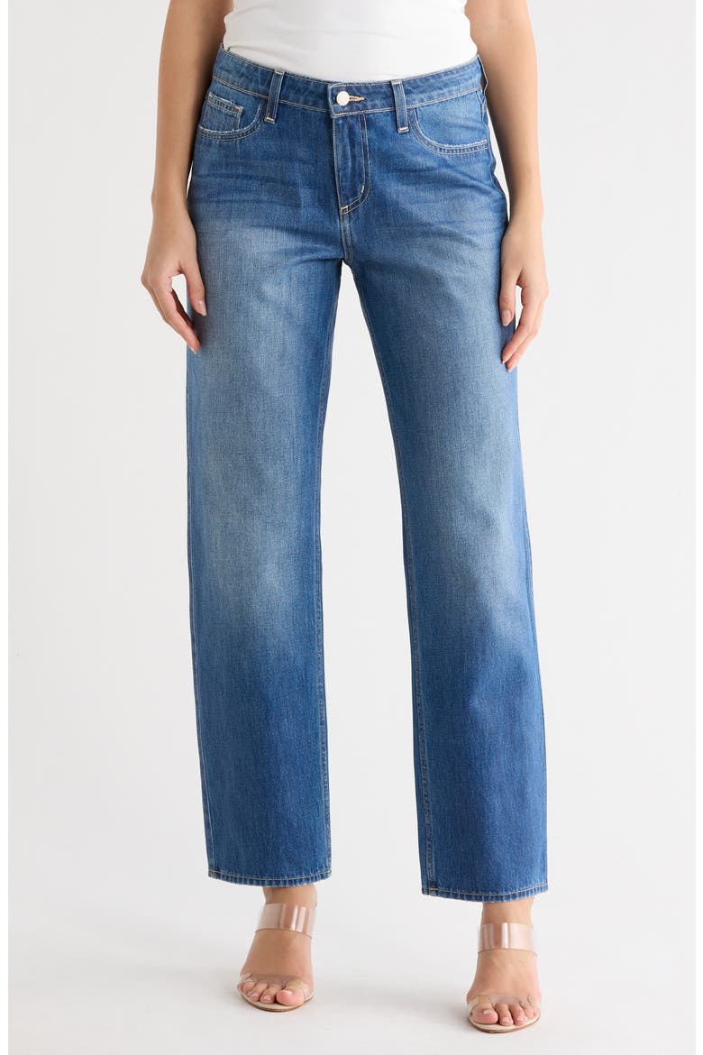 Marjorie Slouch Slim Straight Jeans, Main, color, BOYLE COATED