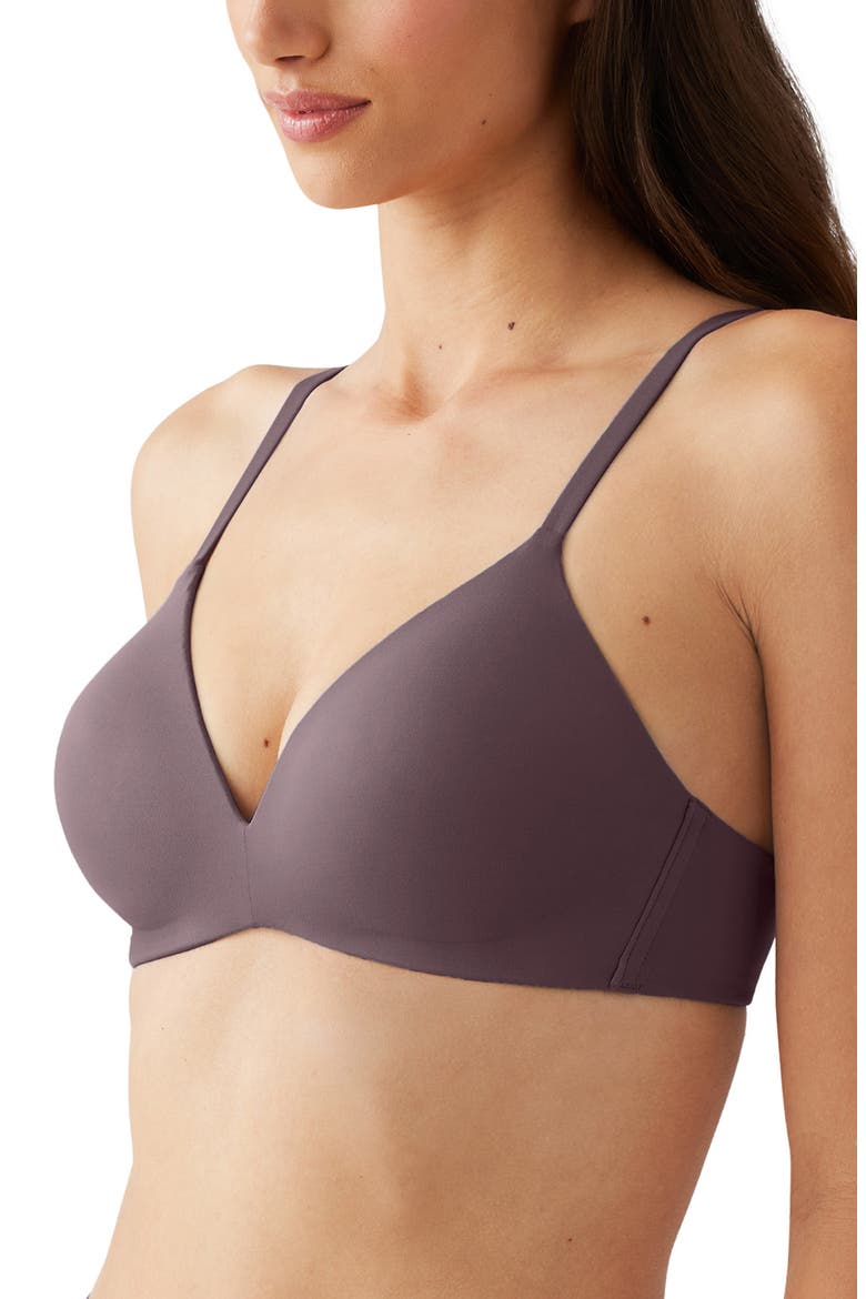 How Perfect Wire Free T-Shirt Bra, Alternate, color, HUCKLEBERRY