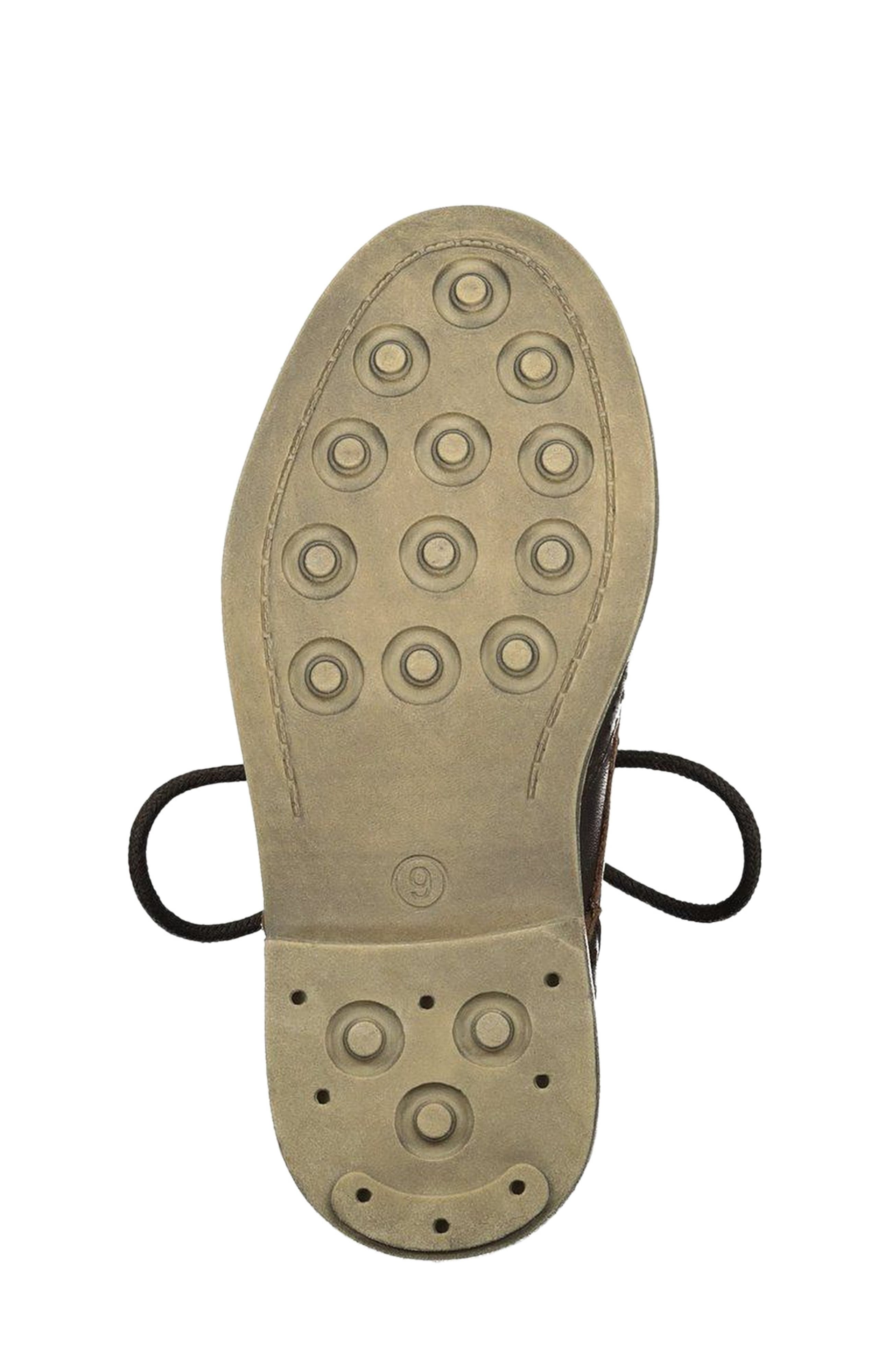 Hope & Henry Boys Leather Wingtip Oxford, Brown, Alternate, color, Brown